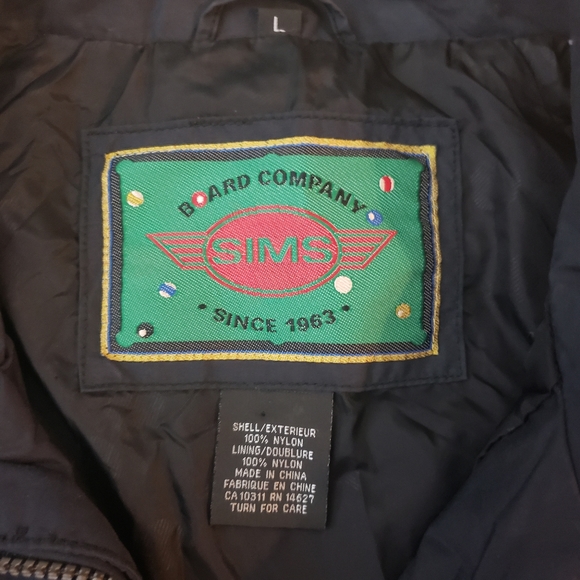 Vintage Sims Board Company 1/4 Zip up Windbreaker Jacket - Picture 5 of 5